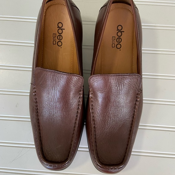 Abeo Other - Abeo New Mens Size 11.5 Brown Leather Slip On Shoes